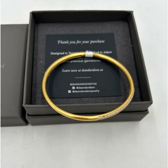 Women’s Dean Davidson pave hinge bangle bracelet - Picture 1 of 7
